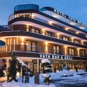 Front view of the hotel