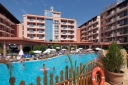 Front view of the hotel